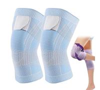 Rodilla Manga De Compresión,Mejor Rodillera, Rodilla Manga, Rodilla Manga De Compresión Para Mujeres Y Hombres,Rodilla Manga De Apoyo (Azul,2XL)