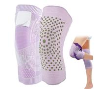 Rodilla Manga De Compresión,Mejor Rodillera, Rodilla Manga, Rodilla Manga De Compresión Para Mujeres Y Hombres,Rodilla Manga De Apoyo (Artemisa rosa,2XL)