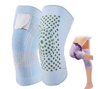 Rodilla Manga De Compresión,Mejor Rodillera, Rodilla Manga, Rodilla Manga De Compresión Para Mujeres Y Hombres,Rodilla Manga De Apoyo (Artemisa Azul,2XL)