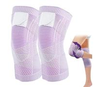 Rodilla Manga De Compresión,Mejor Rodillera, Rodilla Manga, Rodilla Manga De Compresión Para Mujeres Y Hombres,Rodilla Manga De Apoyo (Rosa,2XL)