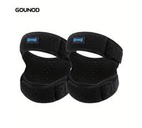 Rodillera ajustable de 1 pieza/2 piezas con soporte transpirable para corredores y saltadores, : , y rosa