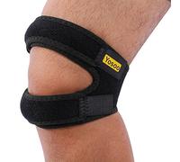Rodillera Ajustable Deportiva Para Correr Y Caminar,Elástico, Transpirable Y Antibacteriano, Negro 1 Pieza