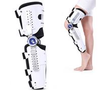Rodillera Articulada ROM Estabilizador de Rodilla Postoperatorio Ajustable para Rotura de Ligamentos ACL MCL PCL Recuperación de Cirugía Artritis y Lesiones de Menisco Soporte(160-200cm)