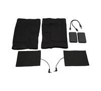 Rodillera Calefactable, USB Recargable, Transpirable, Elástica, Almohadilla Térmica para la Rodilla, Resistente Al Frío, Absorción del Sudor para Montañismo Al Aire Libre para Adultos(L)