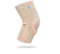 Rodillera con Almohadilla de Silicona y Estabilizadores Laterales Prim Aqtivo Skin P701BG Talla M - Soporte de Rodilla con Compresión Anatómica, Estabilización Lateral y Tejido Transpirable AirQuick