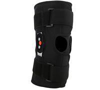 Rodillera con Bisagras, Ajustable, Ajustada Pero Cómoda, Suave, Universal, Ajustable, Rodillera, Soporte de Nailon + Aleación de Aluminio para Baloncesto, Alivio del Dolor para Escalada(SG)