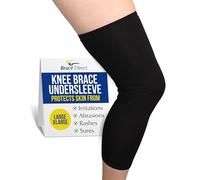 Rodillera con rótula cerrada que protege la piel de abrasiones e irritaciones, fácil de usar, cómodo, transpirable, ligero, flexible y material antideslizante de Brace Direct