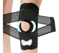 Rodillera con tecnología de compresión y almohadilla antideslizante para atletas entusiastas del fitness, baloncesto, refuerzo de rodilla