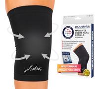 Rodillera de Compresión con Cobre Desarrollada por Médicos - Alivio del Dolor Articular, Ligamentos, Menisco y Bursitis - Ideal para Crossfit, Running y Powerlifting (Talla S, 1 Unidad)
