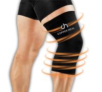 RODILLERA de Compresión COPPER HEAL -MEJOR Soporte Refuerzo Recuperación médica mayor contenido COBRE infundido apoyar músculos articulaciones dolor rígido correas estabilizador