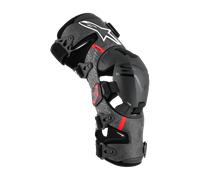 Alpinestars Supertech RK-10 Plasma, rodilleras S female Negro/Rojo