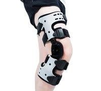 Rodillera de Descarga para Osteoartritis, Ajustable con Bisagra para Descompresión Medial o Lateral, Soporte para Pierna Izquierda y Derecha para Alivio del Dolor Hueso con Hueso(Right side)