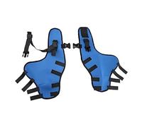 Rodillera de perro para recuperación de lesiones en las piernas de las mascotas, para rotura del ligamento cruzado anterior, ajustable, doble soporte de espalda para lesiones, osteoartritis (azul, S)