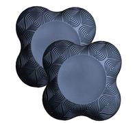 Rodillera de Yoga Extra Gruesa ZEALTOP, para Rodillas, Codos, Muñecas, Manos, Cabeza, Yoga, Pilates, Entrenamiento, Almohadilla de Rodillas (2 Unidades), Color Negro