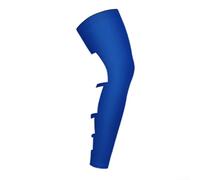 Rodillera elástica de compresión deportiva, de secado rápido y diseño transpirable, ideal para correr, ciclismo y para uso en baloncesto (L, azul)