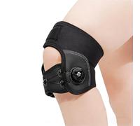 Rodillera Estabilizadora con Bisagras de Aluminio Soporte Articular Ajustable para Deporte Entrenamiento de Alto Rendimiento y Gimnasio Órtesis Deportiva Transpirable Hombre y Mujer(M)