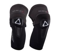 Leatt ReaFlex Hybrid Rodilleras juveniles, negro