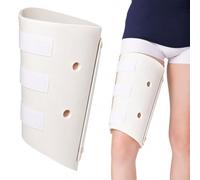 Rodillera Ortopédica Inmovilizadora Férula de Rodilla Transpirable Soporte para Recuperación de Lesiones Artritis y Menisco Soporte Ajustable para Hombre y Mujer(Bien,M)