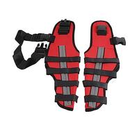 Rodillera para con Tiras Reflectantes, Rodillera elástica Segura a Prueba de Golpes para rótula luxante K9 CCL (M)