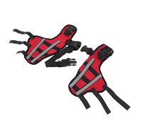 Rodillera para con tiras reflectantes, rodillera elástica segura a prueba de golpes para rótula luxante K9 CCL (XS)