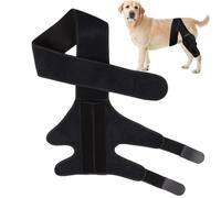 Rodillera para perro, manga de compresión ajustable, soporte para displasia de cadera de perro, para recuperación de estabilidad articular, lesiones, esguinces, pequeñas, medianas y grandes, mascotas