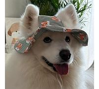 Rodillera para perro, transpirable, con bonito estampado, cómoda manga protectora de piernas para evitar lamer masticar perros medianos y grandes, uso diario al aire libre (sombrero #2, 2XL)