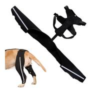 Rodillera para perros | Cinturón de elevación antideslizante con tira reflectante - ortesis transpirable para la rodilla - Para perros viejos, discapacitados, problemas de articulaciones, cojea