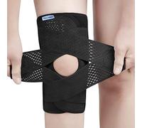 Rodillera Pro, después de la recuperación de lesiones, alivio del dolor de rodilla para adultos, soporte de rodilla ajustable adecuado para hombres y mujeres (grande,XXL)