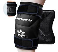 Rodillera XXL para envolver toda la rodilla después de la cirugía, paquete de hielo de gel reutilizable para lesiones de rodilla, bolsa de hielo grande para aliviar el dolor, hinchazón, lesiones