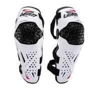 Leatt Dual Axis Pro, protectores de rodilla L/XL male Blanco/Negro