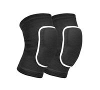 Rodilleras 2 unids/set rodillera deportiva for hombre rodilleras soporte | Protector de soporte de baloncesto Fitness Gear(Black,S 25-45kg)