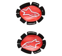Alpinestars GP Plus Deslizadores de rodilla, blanco-rojo para Hombres