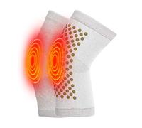 Rodilleras Autocalentables de Ajenjo, Rodilleras Cálidas de Primera Calidad para Aliviar el Dolor en Las Articulaciones, Artritis, Hiperplasia ósea, Molestias Musculares e (Gris)