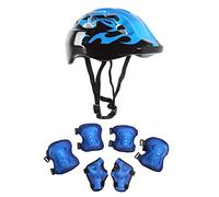 Rodilleras con casco, juego de protectores para niños de 3 a 10 años, rodilleras equipo de protección para patines en línea, monopatín, longboard, patinete acrobático, bicicleta, patines