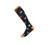 Rodilleras De Baloncesto Tubo Largo Corriendo Medias De Compresión L/Xl Naranja * 3 Pares