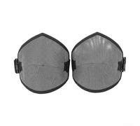 Rodilleras de ciclismo resistentes al viento con forro polar, correas de hebilla ajustables para un uso fácil y un ajuste seguro durante el viaje y la conducción (sin forro polar)