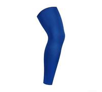 Rodilleras de color sólido, equipo de soporte deportivo, de silicona, resistente a los golpes, para baloncesto, correr, ciclismo, sentadillas, entrenamiento (XL azul)