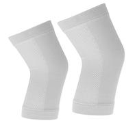 Rodilleras de Compresión, Rodilleras 2 Piezas Transpirables para la Piel Gris para Dolor en las Articulaciones(L)