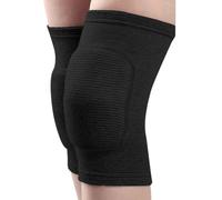 Rodilleras de Esponja cálidas y espesas: adecuadas para Voleibol, Danza, Actividades de Rodillas, protección contra Impactos y Alivio de la Artritis(Black,XS)