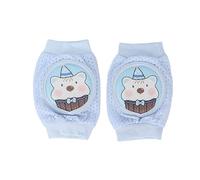 Rodilleras de Gateo para Bebés Azules, Altamente Elásticas, Antideslizantes, Suaves, Más Gruesas, Interiores para Niños Pequeños, para Caminar con Bebés, Protección para Gatear, Rodilleras