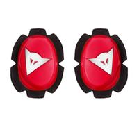 Rodilleras De Moto Dainese Pista Color: Rojo/Blanco Talla: Uni