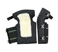 Rodilleras de Motocross, rodilleras de motocicleta - Rodilleras de lana para motocicleta cálidas de invierno | Rodilleras a prueba de viento Rodilleras ajustables para Motocross Racing Mountain Bike