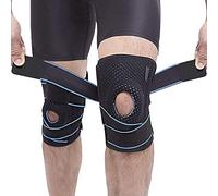 Rodilleras Deportivas de compresión, OFUN 1 Par Ajustable Rodillera con almohadillas de gel y 4 estabilizadores laterales para Gym, Voleibol, Futbol, Baloncesto, Béisbol, para Hombres y Mujeres