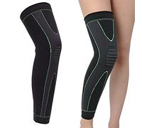 Rodilleras Deportivas, Evita Las Venas Varicosas Tiras de Silicona Antideslizantes Estable Y Duradera Alivia El Dolor Muscular Protector de Rodilla para El Hogar para Correr(XL)