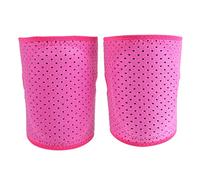 Rodilleras Deportivas, Sujetadores de Bucle de Gancho Buena Elasticidad 1 Par de Coderas Cómodas para Niños Resistencia Al Deslizamiento para Voleibol para Bailar para Yoga(Rosa roja)