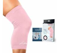 Rodilleras Desarrolladas por Médicos - Cinta Rotuliana Alivio de Lesiones, Dolor Articular, Ligamentos, Menisco, Tendinitis y Bursitis - Para Crossfit, Running Y Powerlifting (Talla M, Rosa)