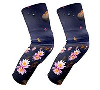 Rodilleras EZIOLY Zen Universe y Nature para baloncesto, fútbol, voleibol, panal de abeja, pierna, rodillera, protector acolchado, rodillera para hombres y mujeres