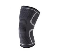 Rodilleras Menisco 1 UNIDS Deportes Elásticos Pierna Rodilla Soporte Brace Wrap Protector Pierna Compresión Almohadilla de Seguridad Senderismo Rodillera(Grau,XXXL)