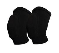 Rodilleras Menisco Adultos chico danza rodilla Protector elástico espesar esponja rodilleras soporte for gimnasio Yoga entrenamiento entrenamiento Rodillera(1 Pair Black,L)