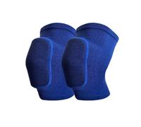 Rodilleras Menisco Adultos chico danza rodilla Protector elástico espesar esponja rodilleras soporte for gimnasio Yoga entrenamiento entrenamiento Rodillera(1 Pair Blue,M)